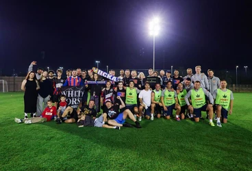 Матч болельщиков и тренеров