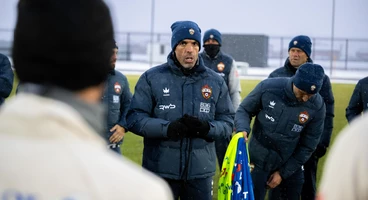 ФОТО: Предыгровая тренировка