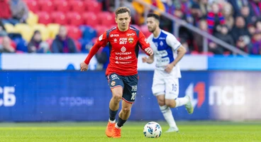 Иван Обляков в 200-й раз вышел в стартовом составе ПФК ЦСКА в РПЛ