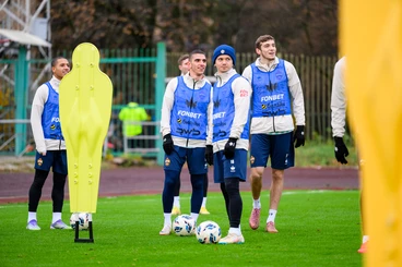 ФОТО: Предыгровая тренировка