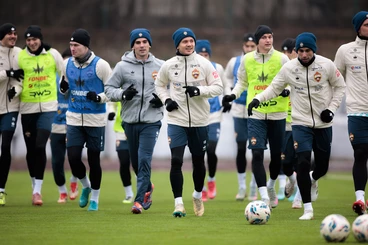 ФОТО: Предыгровая тренировка