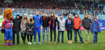 Школьники на матче армейцев