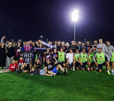 Матч болельщиков и тренеров