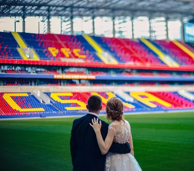 Предложение руки и сердца перед матчем