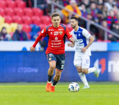 Иван Обляков в 200-й раз вышел в стартовом составе ПФК ЦСКА в РПЛ